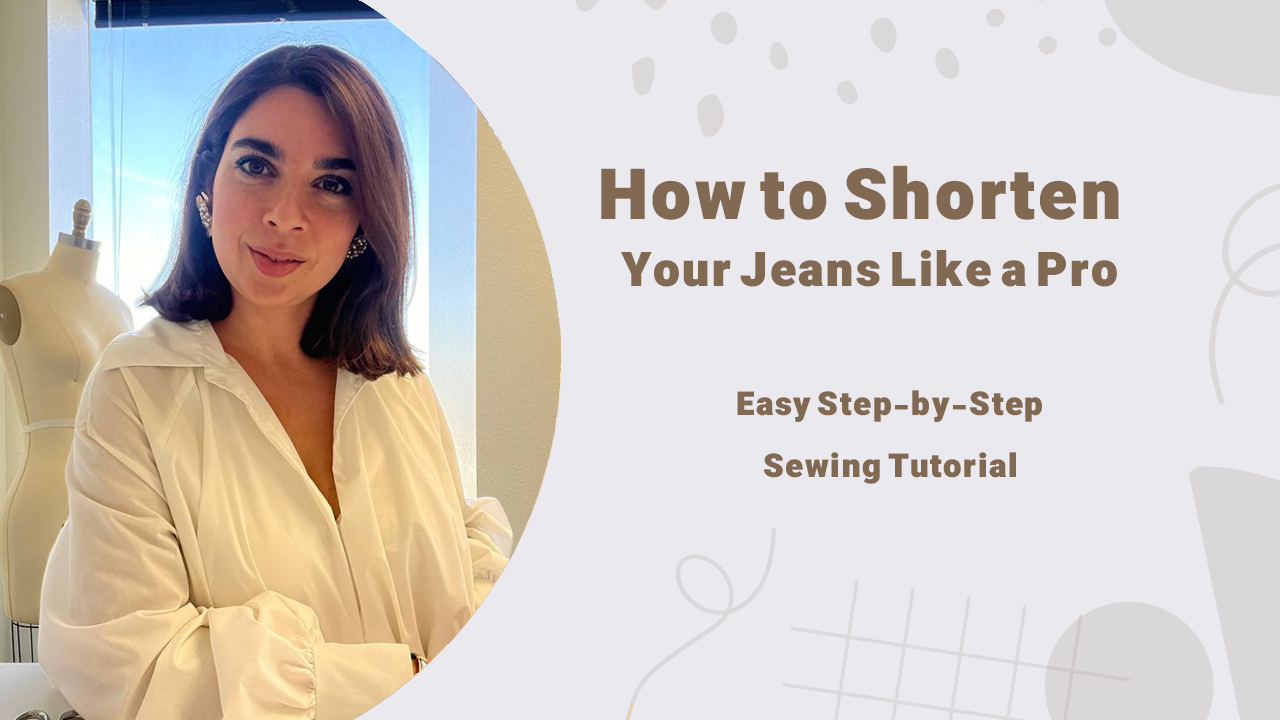 How to Shorten Your Jeans Like a Pro – Easy Step-by-Step Sewing Tutorial